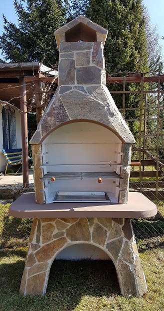 grill betonowy wulkanus kominek darkom