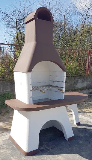 grill betonowy wulkanus kominek darkom