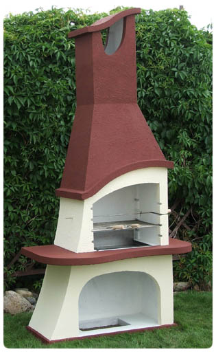 grill betonowy kominek darkom